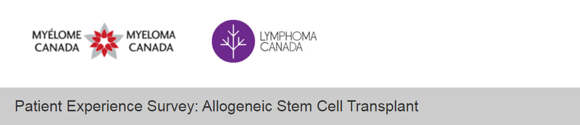 Patient Survey: Experience with Allogeneic Stem Cell Transplant